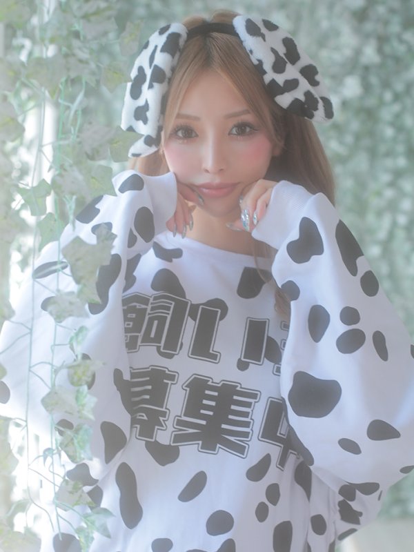 画像9: 【即日発送】【少量再入荷！早い者勝ち！即日発送！】門りょうちゃん着用 ダルメシアントレーナー/アニマルコスプレ【sugar nineハロウィン2点セット】【Fサイズ/1カラー】【HC03】