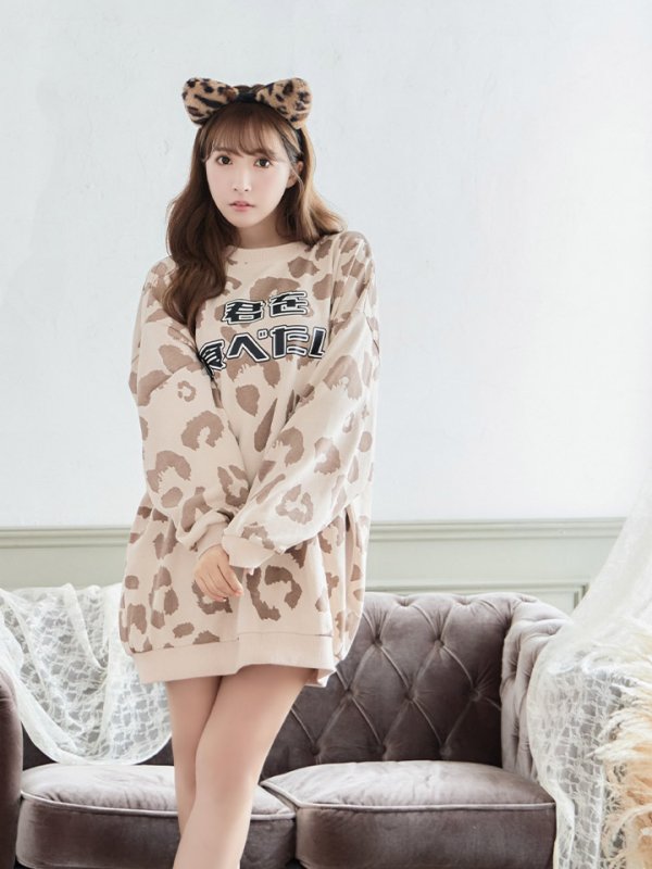 画像10: 【SALE!!】【即日発送】ヒョウトレーナー/アニマルコスプレ【sugar nineハロウィンコスプレ2点セット】【Fサイズ/1カラー】[HC03]