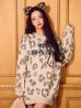 画像3: 【SALE!】【即日発送】ヒョウトレーナー/アニマルコスプレ【sugar nineハロウィンコスプレ2点セット】【OF01】