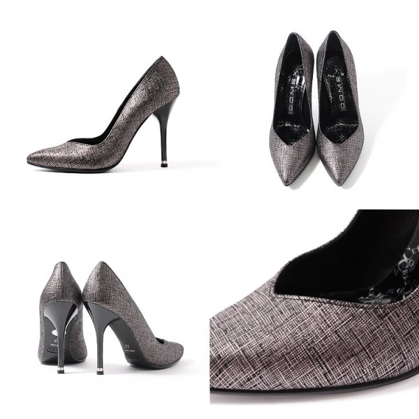 画像11: 【COMEX】 2color/ 10cmヒール/ アーモンドトゥ/ 本革/ ピンヒール/ ハイヒール/ パンプス[OF02]