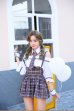 画像10: 【即日発送】オフショル女子高生/ミニスカJK《ハロウィンコスプレ8点セット》【Malymoon/マリームーン】[HC02]