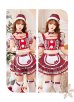 画像5: 【即日発送！】【クリスマスコスプレ8点セット】【Malymoon/マリームーン】ガーリーチェックサンタ【フリーサイズ/1カラー】[OF03] (5)