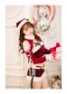画像4: 【即日発送！】【クリスマスコスプレ7点セット】【Malymoon/マリームーン】リボンラッピングサンタセットアップ【フリーサイズ/2カラー】[YMT]