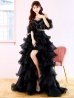 ブラック　モデル：まりん　身長：164cm　着用サイズ：8号(Sサイズ)
