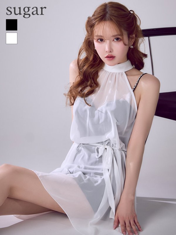 ホワイト　モデル：ゆめ　身長：160cm　着用サイズ：Sサイズ