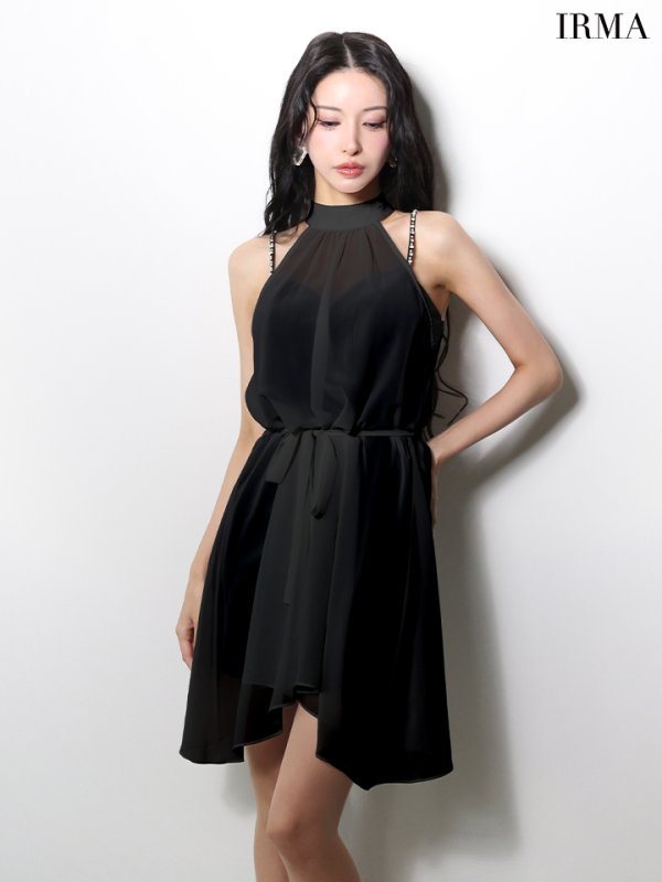 ブラック　モデル：まおちゃる　身長：158cm　着用サイズ：Sサイズ