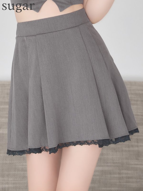 グレー　モデル：れみれみ　身長：163cm　着用サイズ：Sサイズ