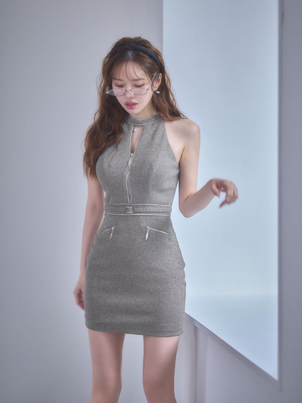 グレー　モデル：ゆめ　身長：160cm　着用サイズ：Sサイズ