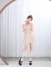 ベージュ　モデル：カルア　身長156cm　着用サイズ：Sサイズ