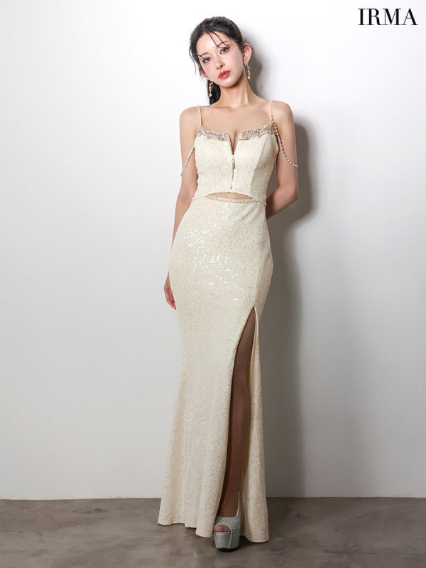 シャンパン　モデル：まおちゃる　身長：158cm　着用サイズ：Sサイズ