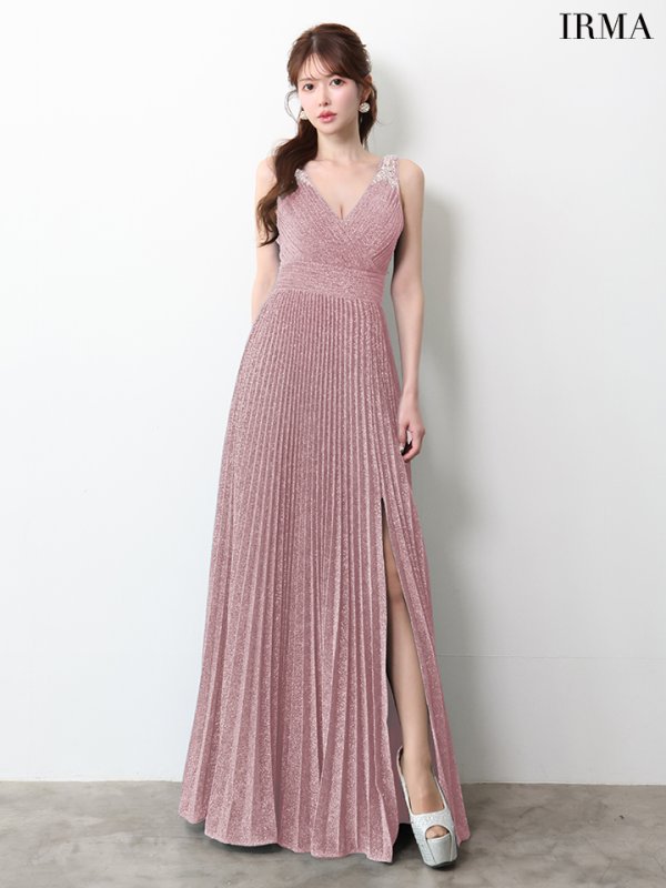 ピンクベージュ　モデル：ゆめ　身長：160cm　着用サイズ：Mサイズ