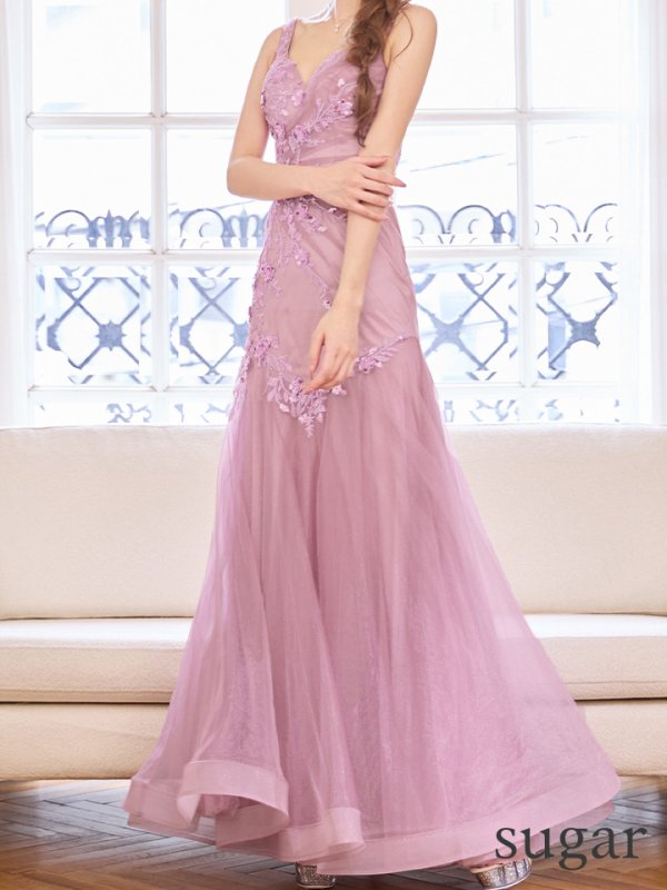 ピンクラベンダー　モデル：るりぴ　身長：165cm　着用サイズ：Sサイズ