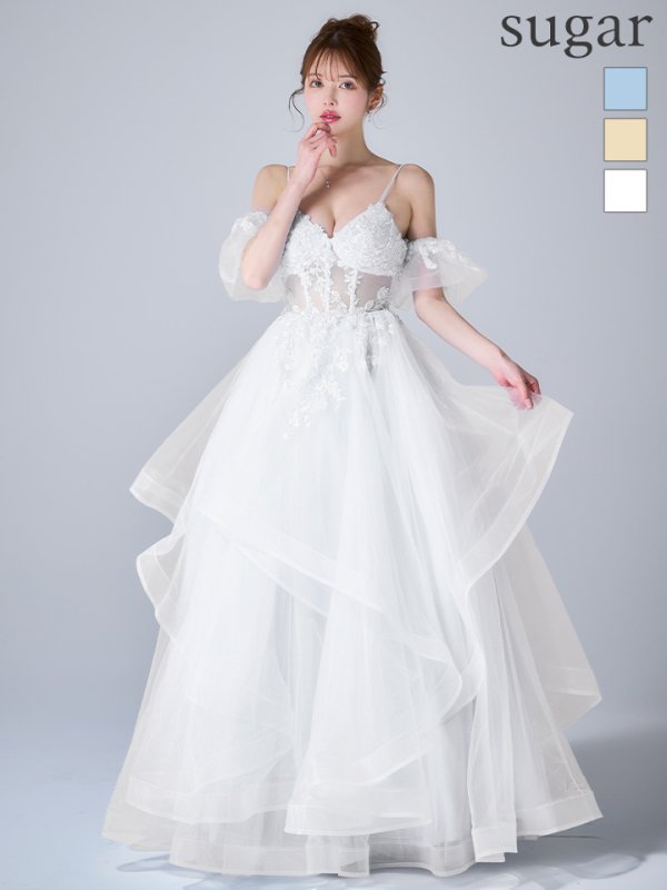 ホワイト　モデル：ゆめ　身長：160cm　着用サイズ：Sサイズ