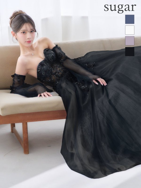 ブラック　モデル：るりぴ　身長：165cm　着用サイズ：Sサイズ