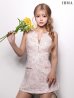 ピンク　モデル：如月れい　身長：156cm　着用サイズ：Sサイズ