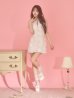 ピンク　モデル：三上悠亜　身長：159cm　着用サイズ：Sサイズ