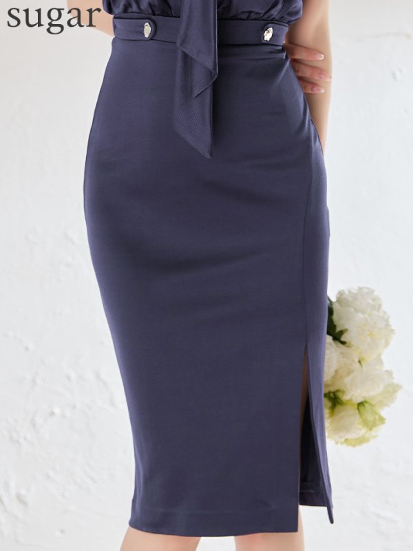 アッシュネイビー　　モデル：ゆめ　身長：160cm　着用サイズ：Sサイズ