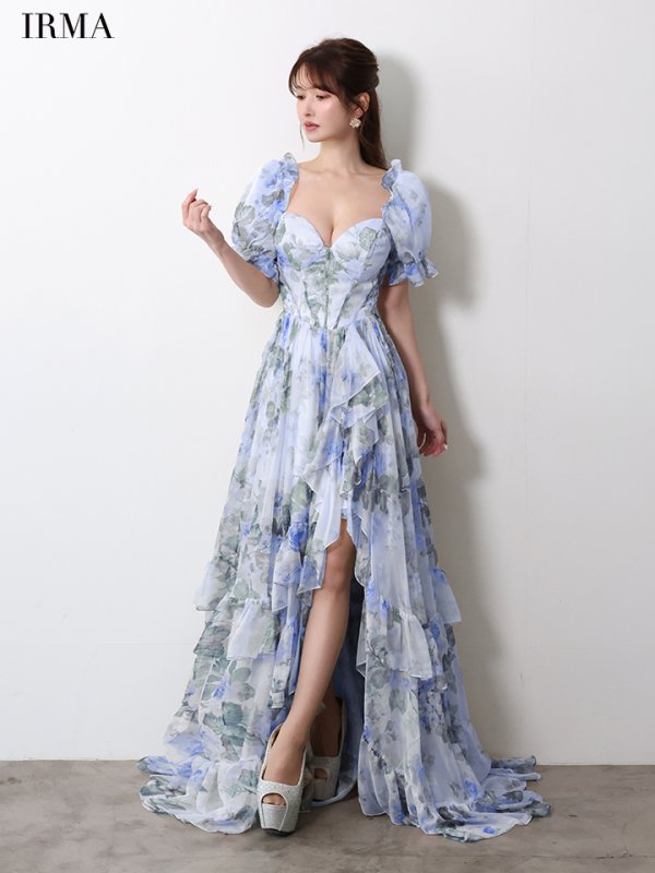 ブルー　モデル：ゆめ　身長：160cm　着用サイズ：Mサイズ