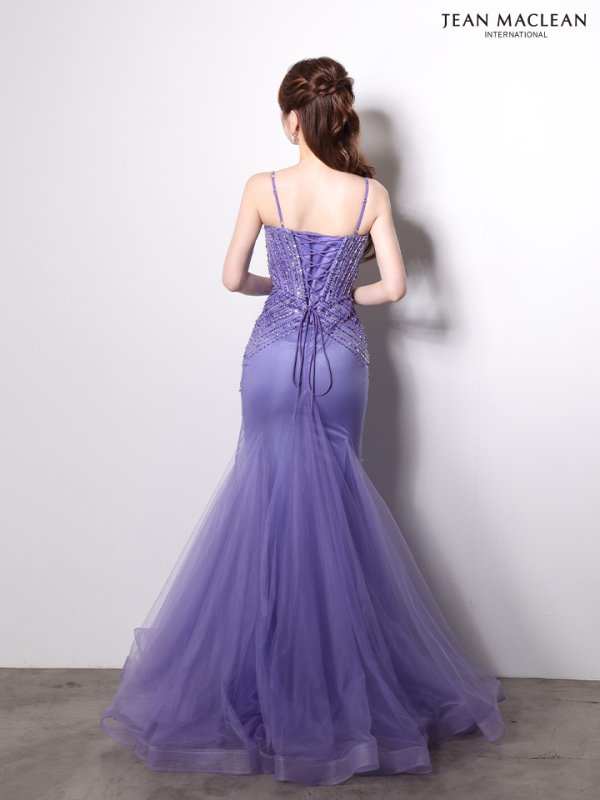 モーヴパープル　モデル：ゆめ　身長：160cm　着用サイズ：Mサイズ