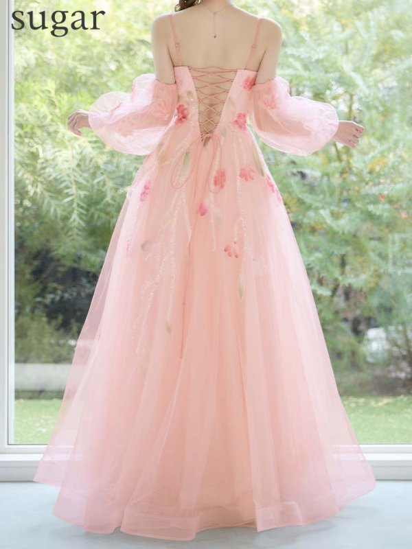 ピンク　モデル：ゆめ　身長：160cm　着用サイズ：Sサイズ