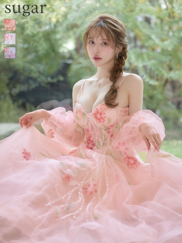 ピンク　モデル：ゆめ　身長：160cm　着用サイズ：Sサイズ