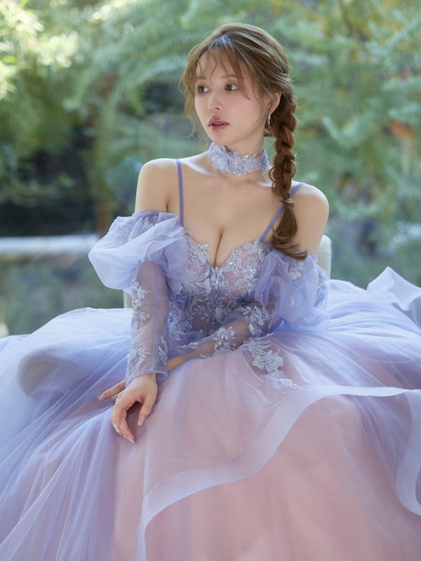 ラベンダー　モデル：ゆめ　身長：160cm　着用サイズ：Sサイズ