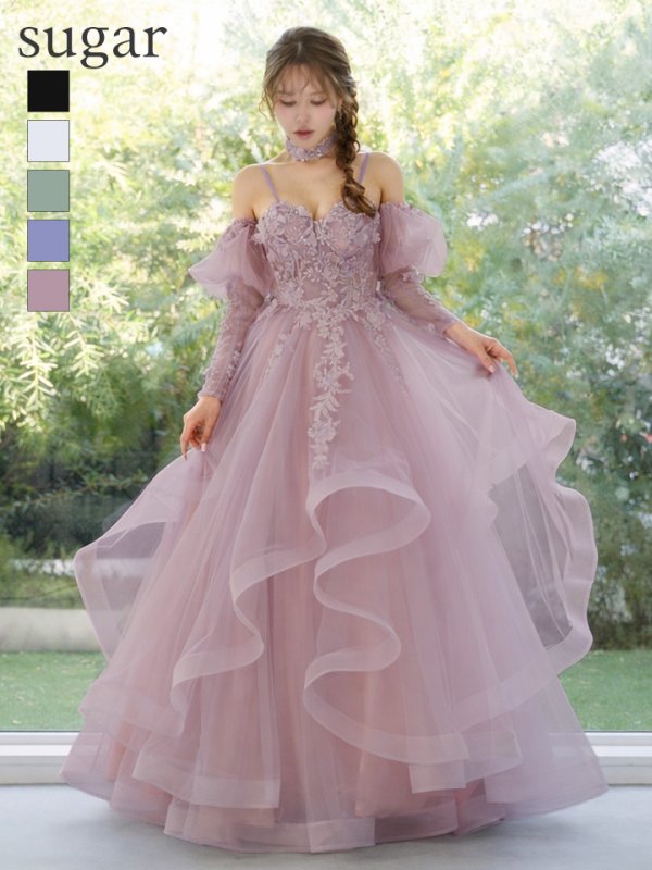 ピンクベージュ　モデル：ゆめ　身長：160cm　着用サイズ：Sサイズ