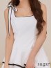 ホワイト モデル：ももか　身長：156cm　着用サイズ：Sサイズ