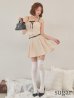 ベージュ　モデル：れみれみ　身長：163cm　着用サイズ：Sサイズ