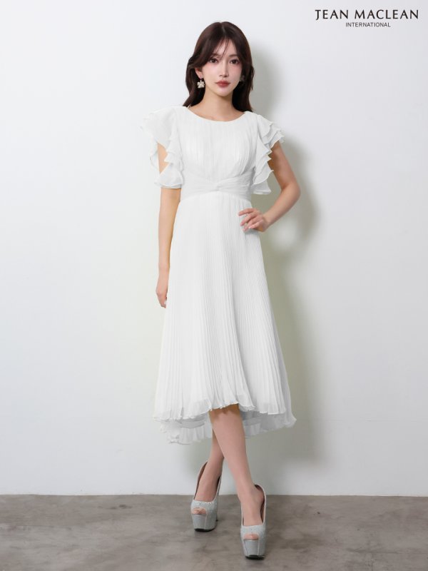 ホワイト　モデル：七瀬みほ　身長：162cm　着用サイズ：Sサイズ