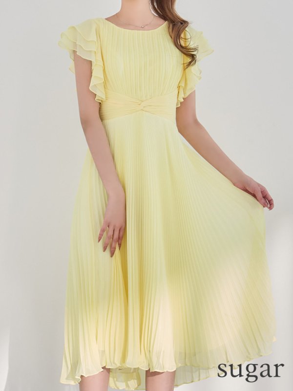 ライトイエロー：モデル：あすか　身長：170cm　着用サイズ：Sサイズ