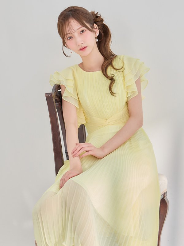 ライトイエロー：モデル：あすか　身長：170cm　着用サイズ：Sサイズ