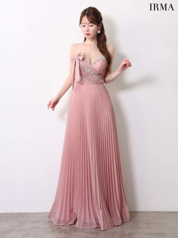 ピンクベージュ　モデル：ゆめ　身長：160cm　着用サイズ：Mサイズ