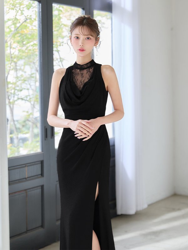 ブラック　モデル：るりぴ　身長：165cm　着用サイズ：Sサイズ