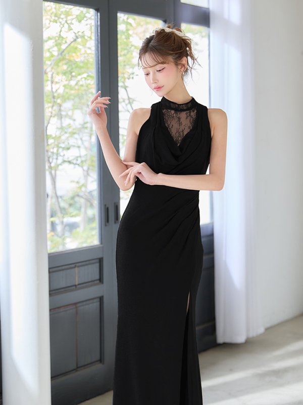 ブラック　モデル：るりぴ　身長：165cm　着用サイズ：Sサイズ