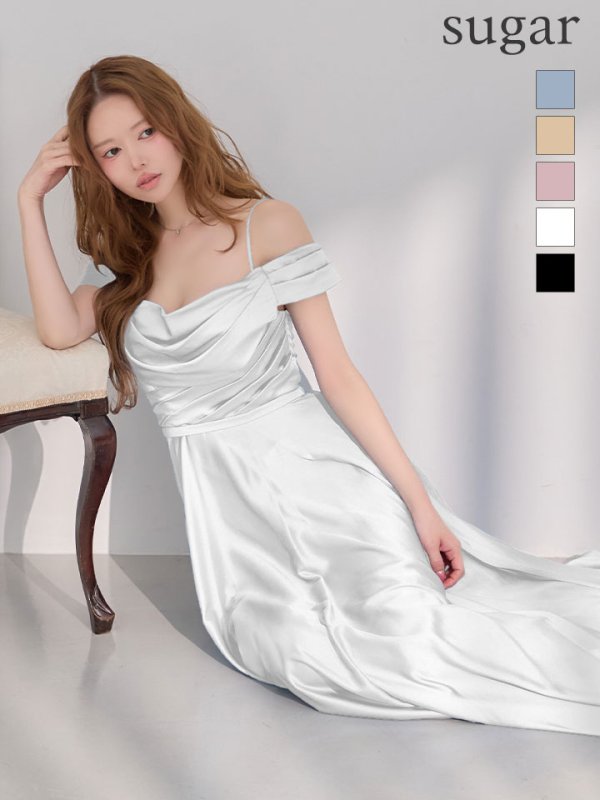 ホワイト　モデル：ゆめ　身長：160cm　着用サイズ：Sサイズ