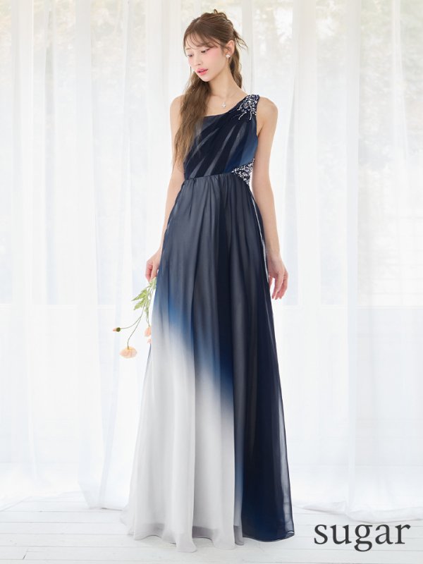 ネイビー　モデル：るりぴ　身長：165cm　着用サイズ：Sサイズ