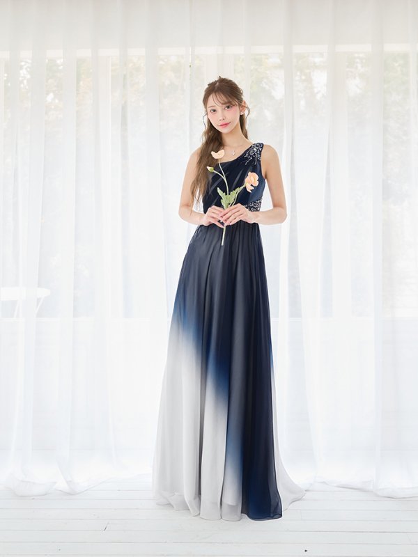 ネイビー　モデル：るりぴ　身長：165cm　着用サイズ：Sサイズ