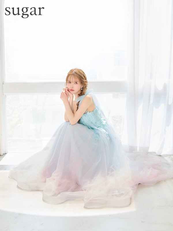 ブルーピンク　モデル：ゆめ　身長：160cm　着用サイズ：Sサイズ