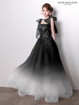 【JEAN MACLEAN/ジャンマクレーン】立体フラワー/ 刺繍/ スパンコール/ チュール/ ストール付き/ フレア/ プリンセス/ ロングドレス/ キャバドレス long[OF2A]