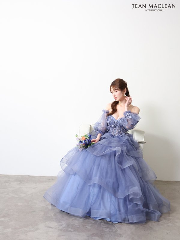 ブルー　モデル：ゆめ　身長：160cm　着用サイズ：Mサイズ