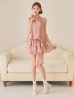 ピンクベージュ　モデル：明日花キララ　身長：162cm 着用サイズ：Sサイズ