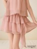 ピンクベージュ　モデル：明日花キララ　身長：162cm 着用サイズ：Sサイズ