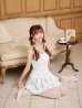 ホワイト　モデル：りこ　身長：167cm　着用サイズ：Sサイズ
