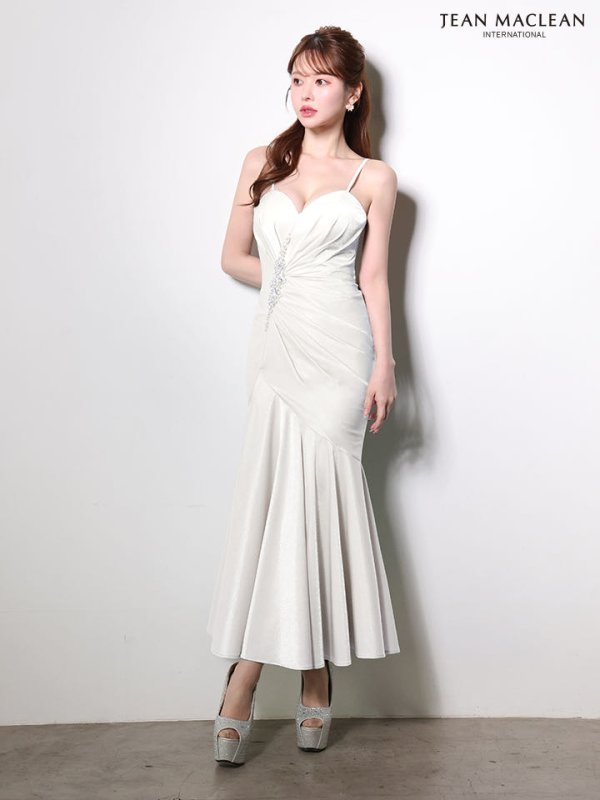 ホワイト　モデル：ゆめ　身長：160cm　着用サイズ：Sサイズ