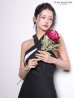 ブラック モデル：まおちゃる　身長：158cm　着用サイズ：Mサイズ