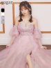ピンクベージュ　モデル：にじほ　身長：160cm　着用サイズ：Sサイズ