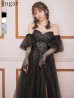 ブラック　モデル：にじほ　身長：160cm　着用サイズ：Sサイズ