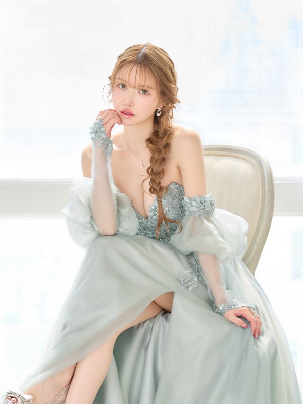 サージグリーン　モデル：ゆめ　身長：160cm　着用サイズ：Sサイズ