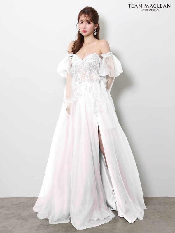 ホワイト　モデル：ゆめ　身長：160cm　着用サイズ：Sサイズ